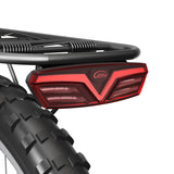 E-bike rear light available in multiple voltage versions, featuring multiple functions