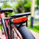 German-standard K-mark high-brightness e-bike rear light with passive safety reflector