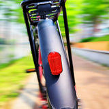 German-standard K-mark safety rear light with reflector