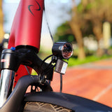 German-standard K-mark front light for e-scooters and e-bikes, compact and portable with reliable brightness
