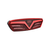 E-bike rear light available in multiple voltage versions, featuring multiple functions